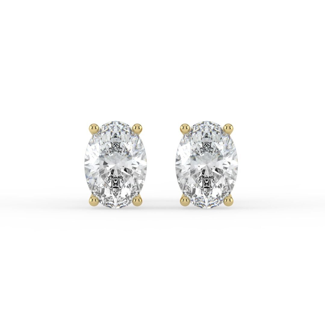 Ravello Oval Stud Earrings