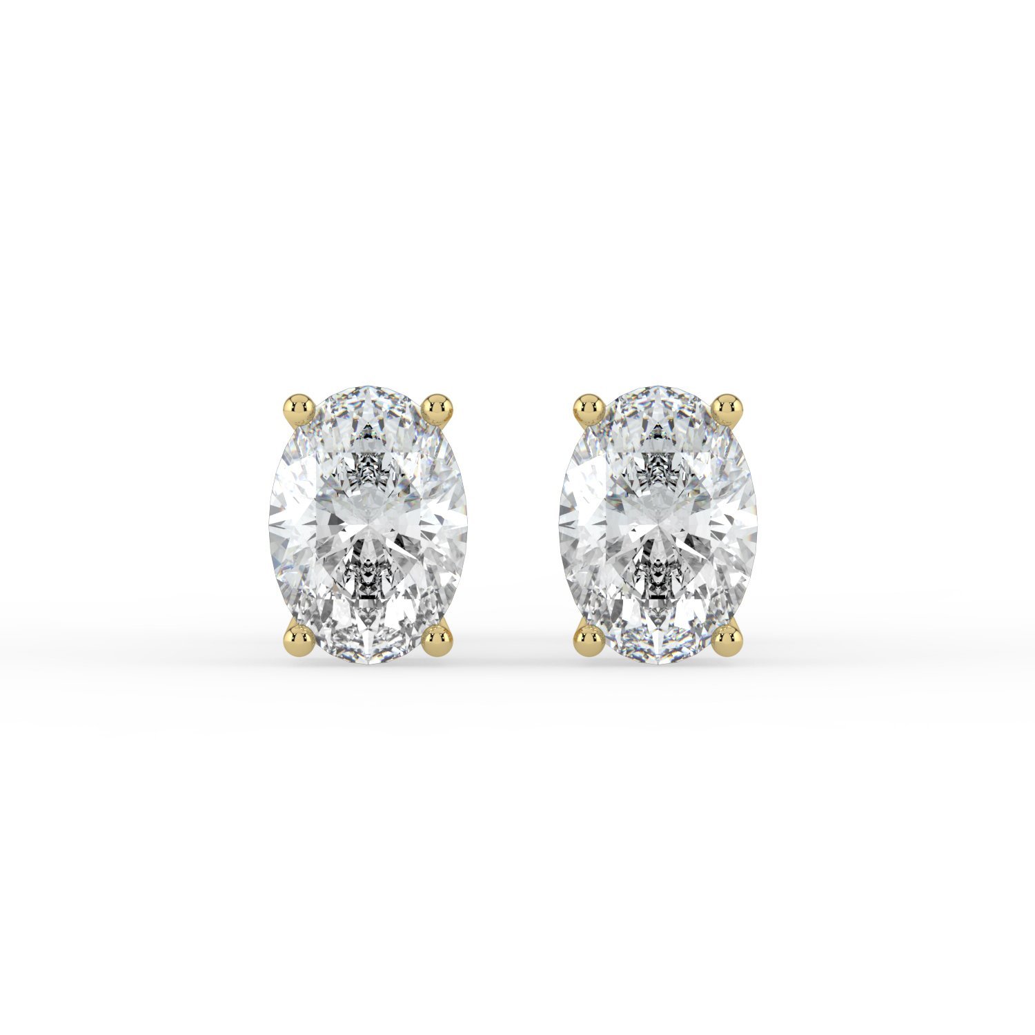 Ravello Oval Stud Earrings