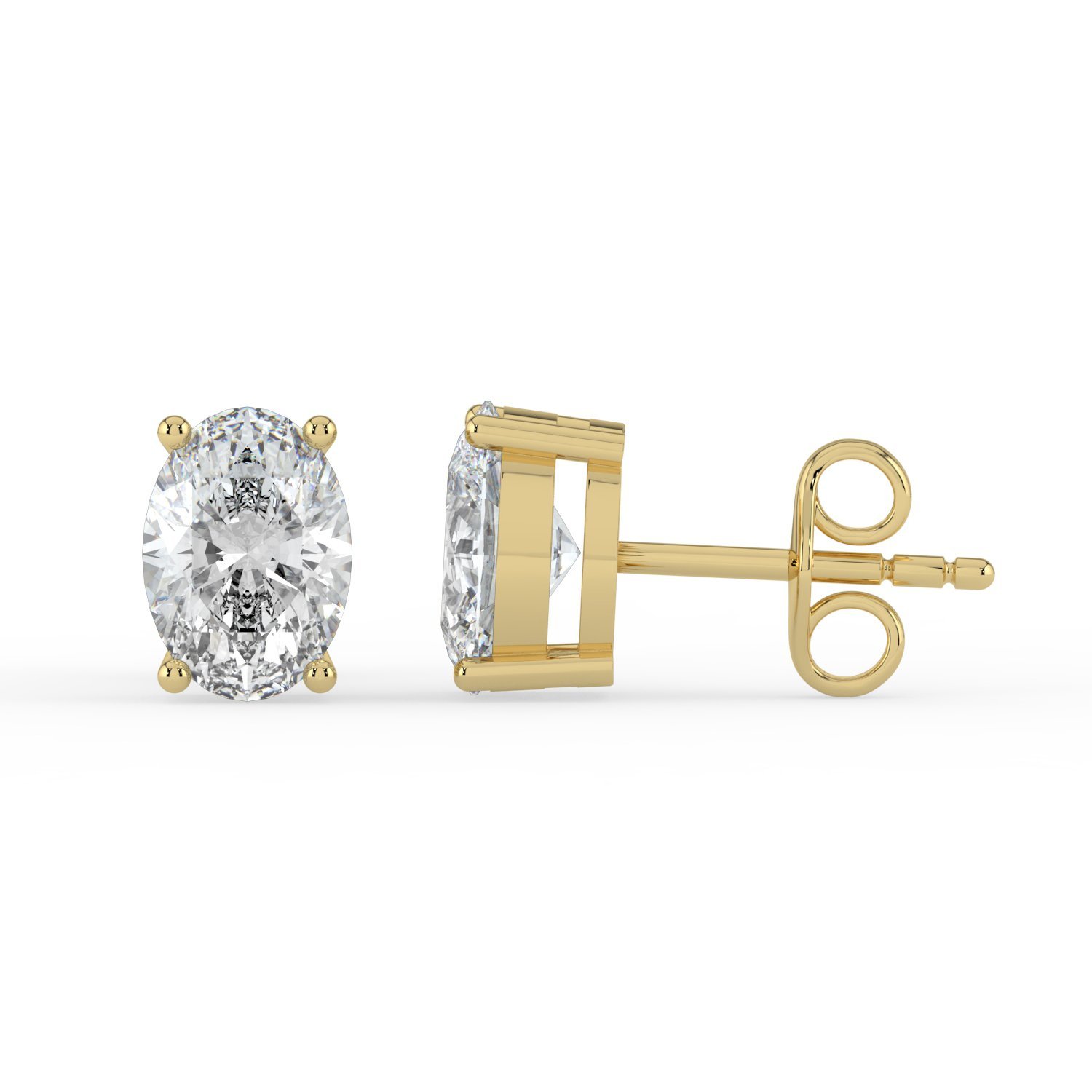 Ravello Oval Stud Earrings
