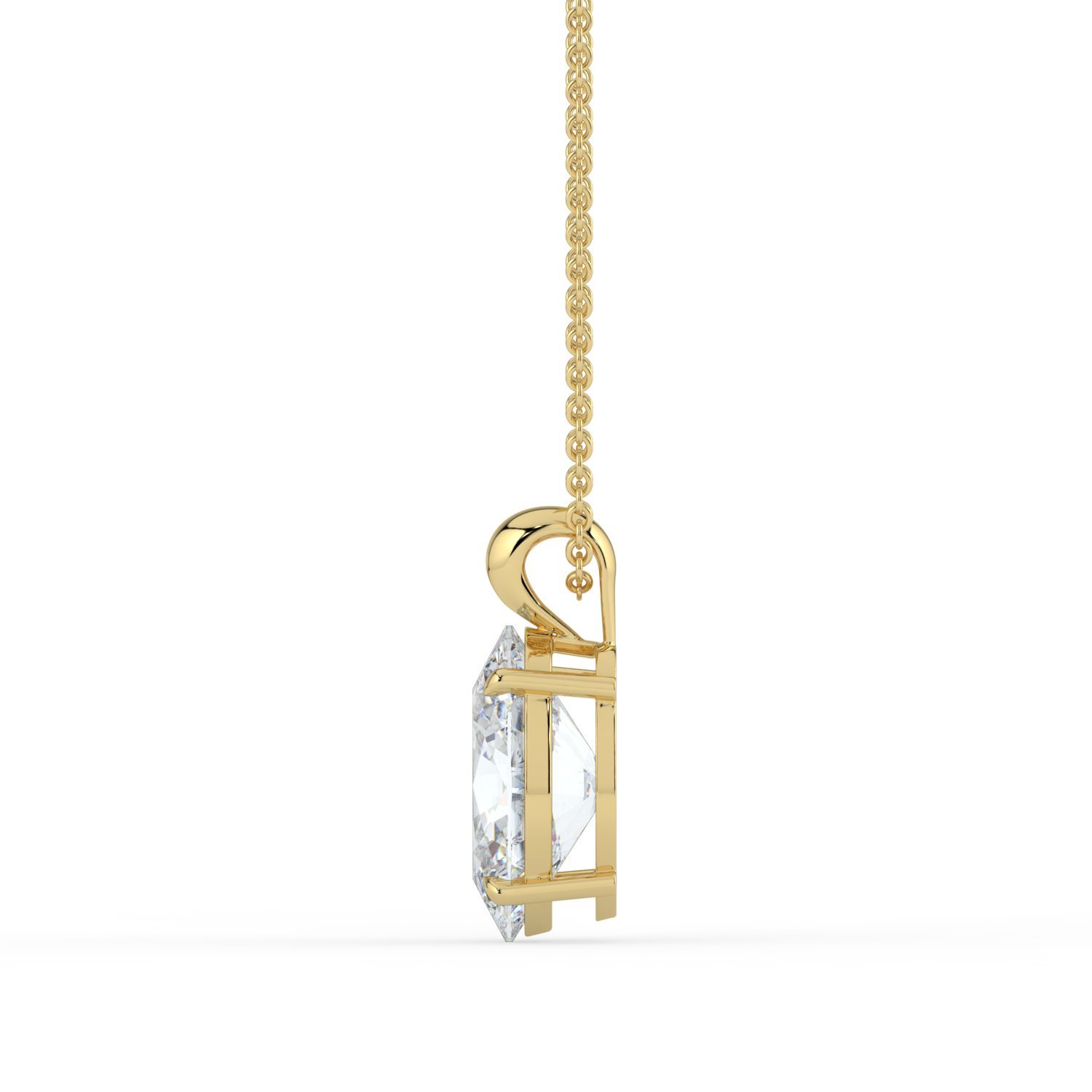 Delphi Ovel Diamond Pendant