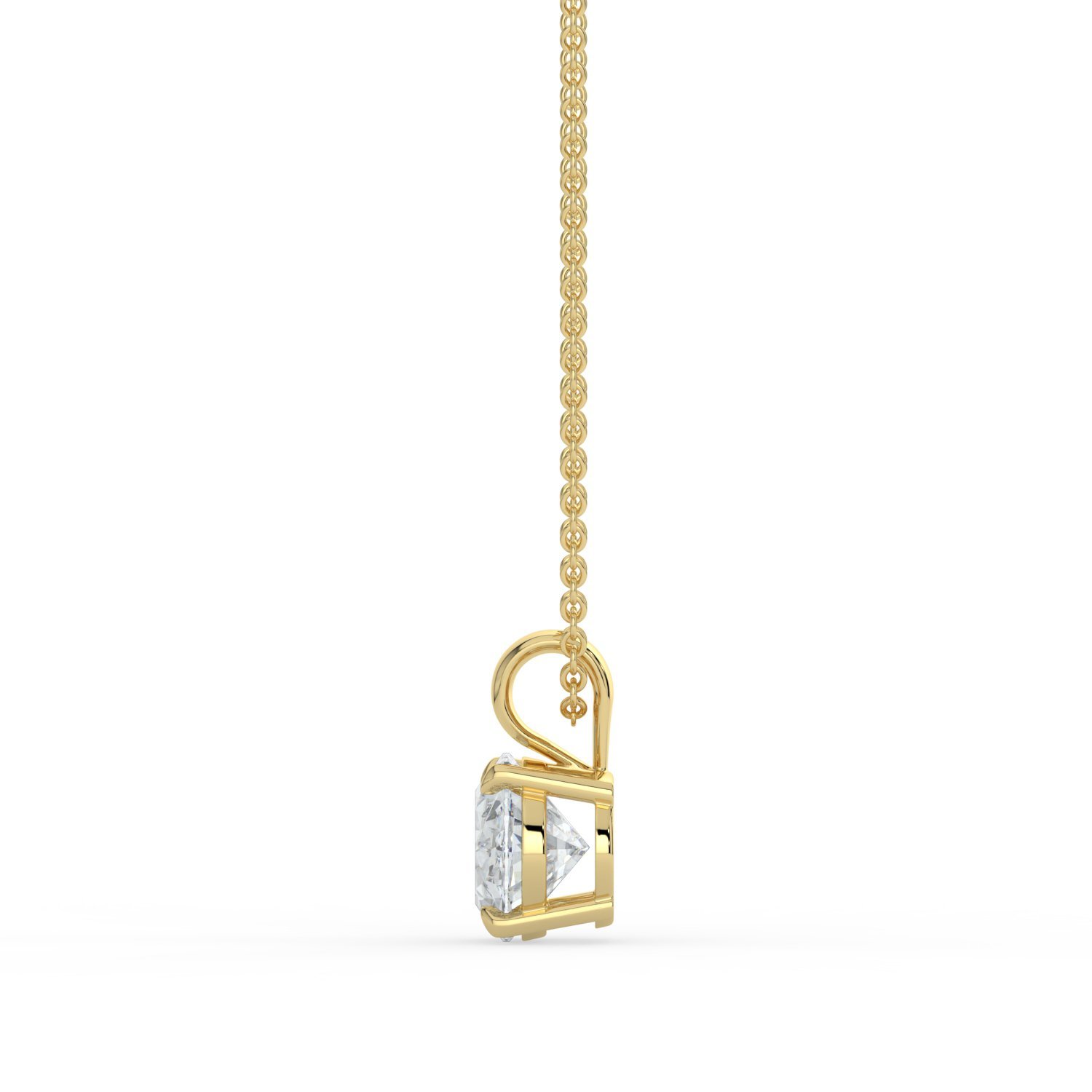 Naxos Oval Diamond Pendant