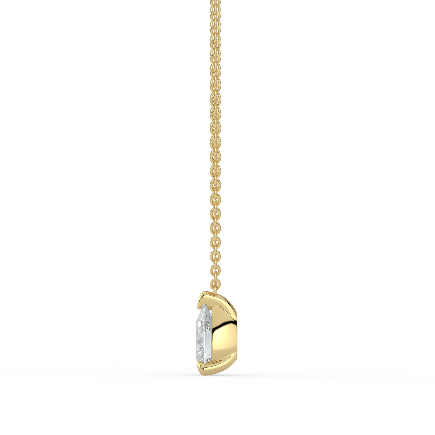 Iona Pear Diamond Pendant