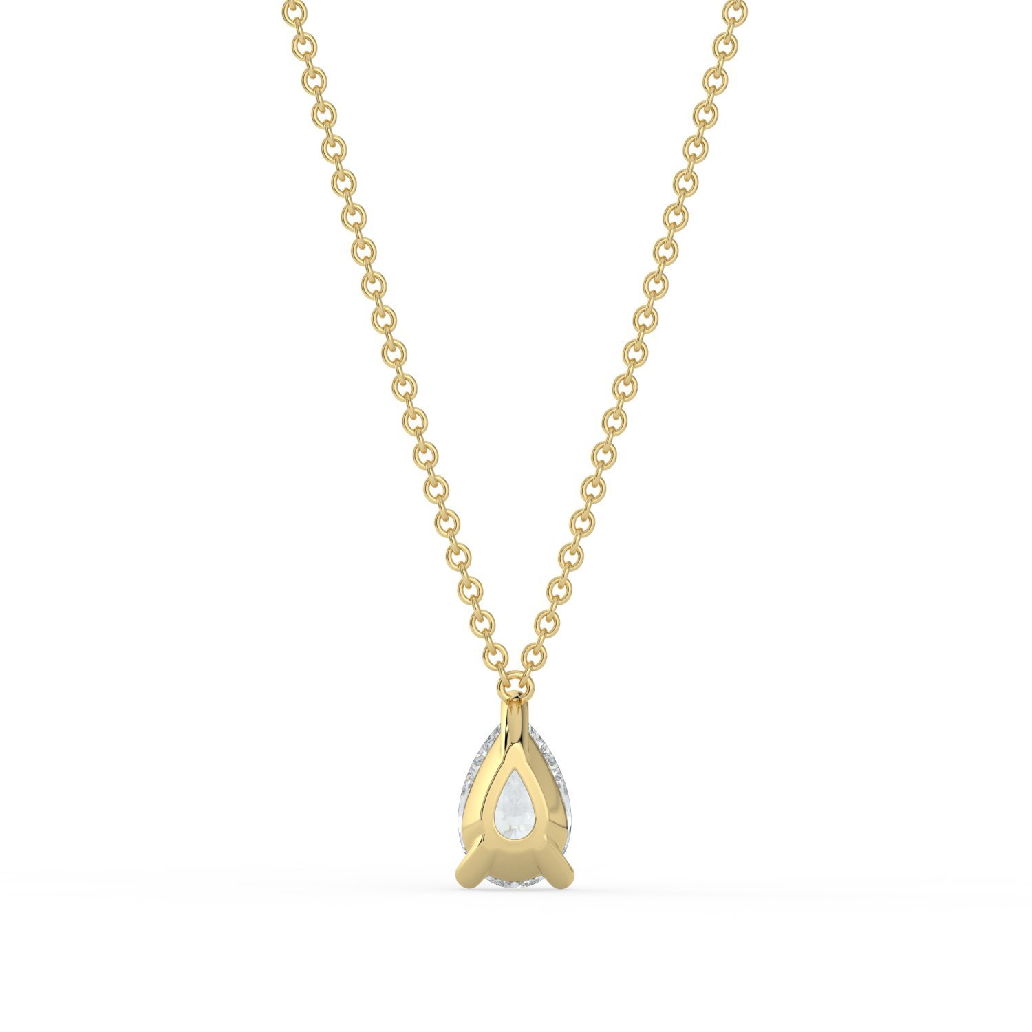 Iona Pear Diamond Pendant