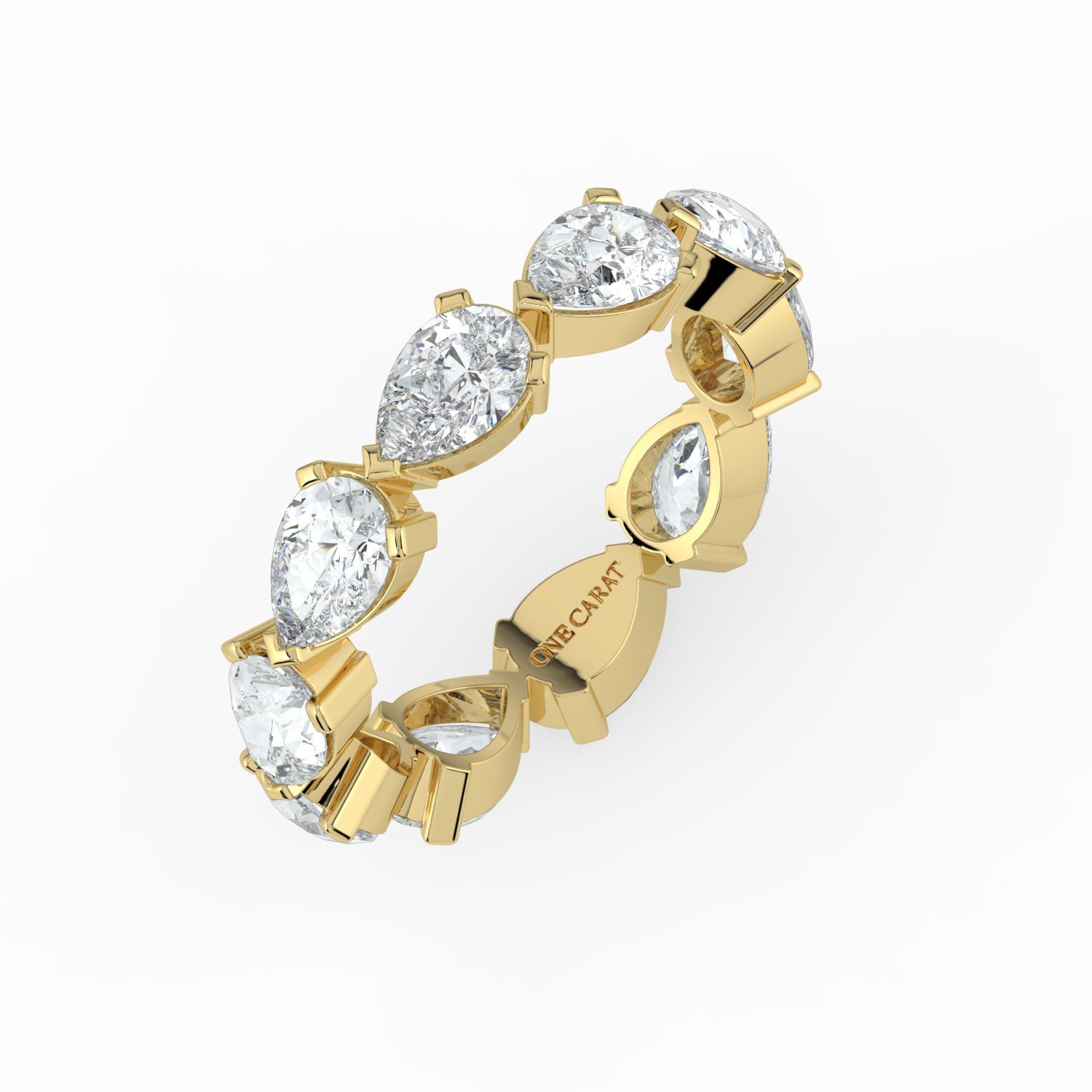 Calista Pear-cut Eternity Ring
